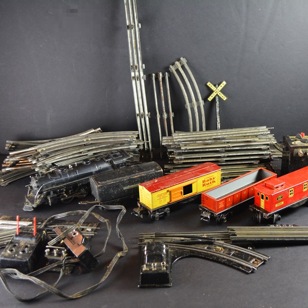 metal train track set