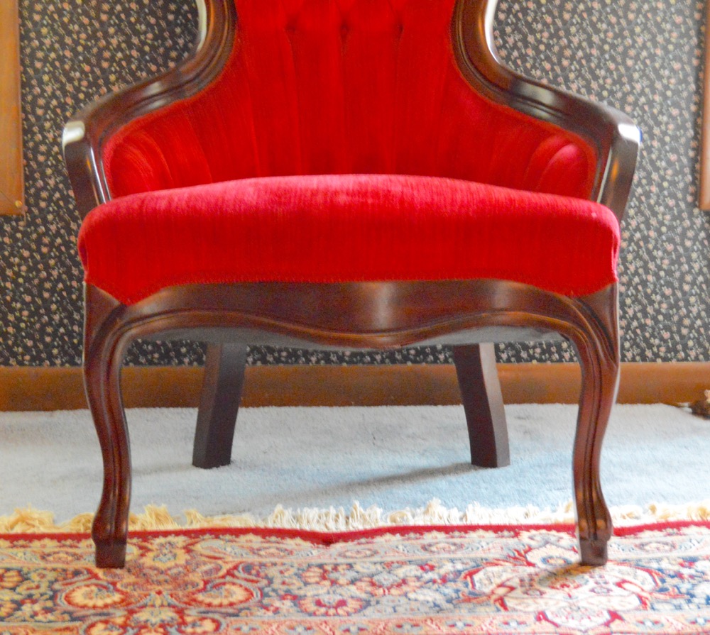 Victorian Style Parlor Chair EBTH