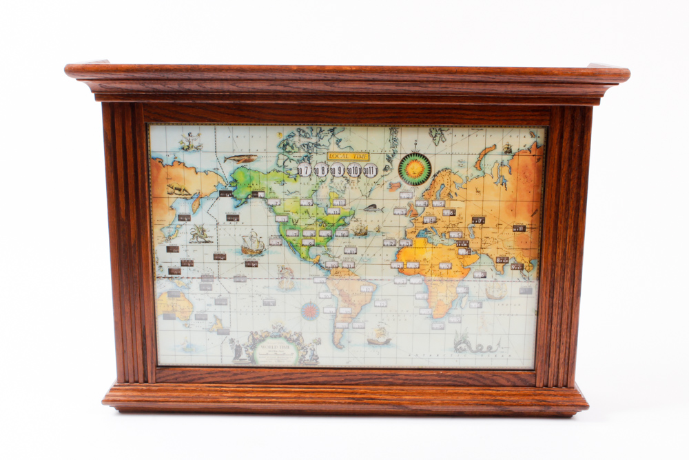 1959 Howard Miller World Time Clock EBTH