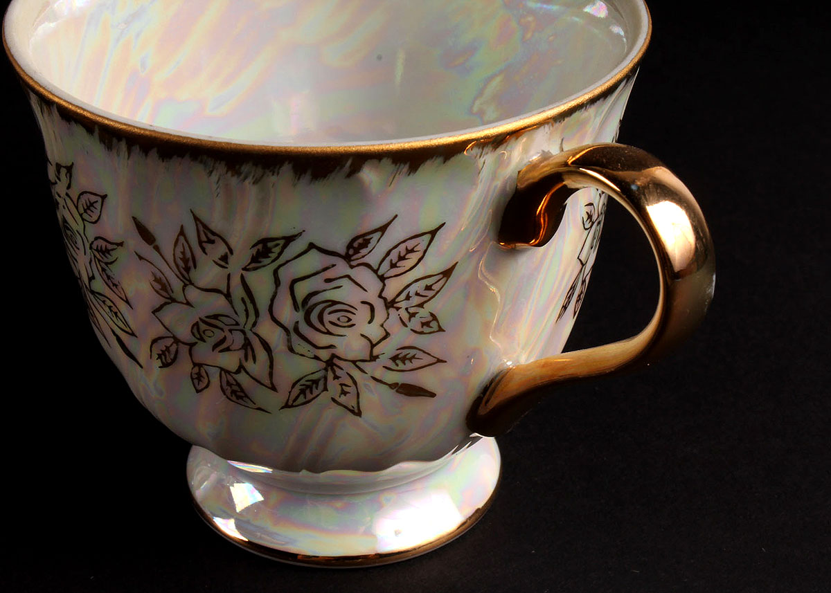 Kudo Toki "Fancy China" Lusterware Tea Set EBTH