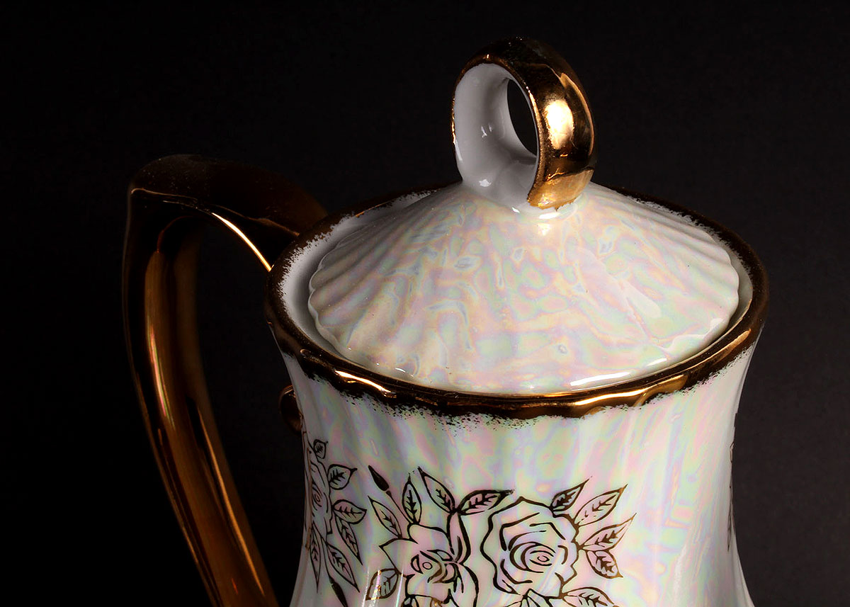 Kudo Toki "Fancy China" Lusterware Tea Set EBTH