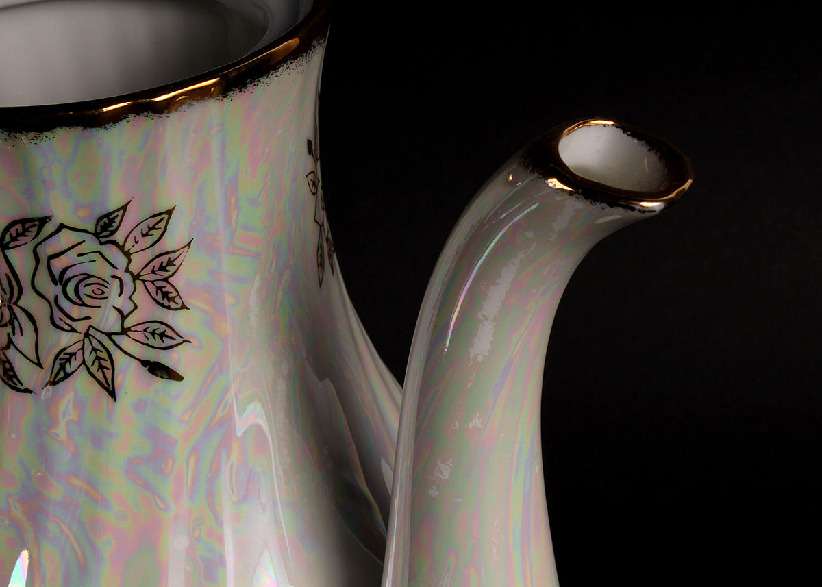 Kudo Toki "Fancy China" Lusterware Tea Set EBTH