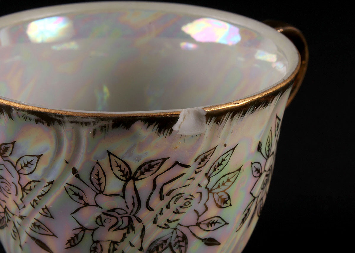 Kudo Toki "Fancy China" Lusterware Tea Set EBTH