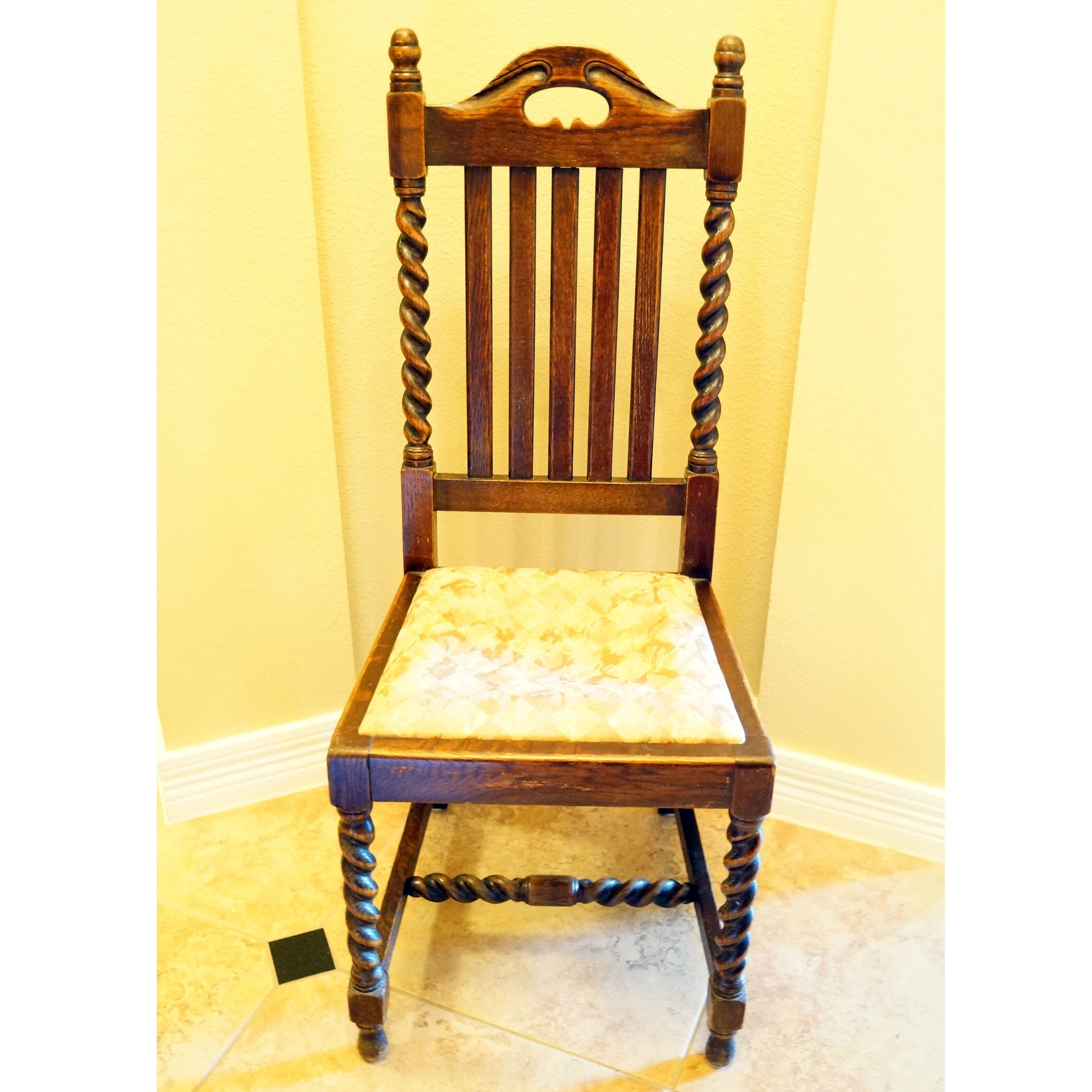 Antique Jacobean Barley Twist Chair EBTH