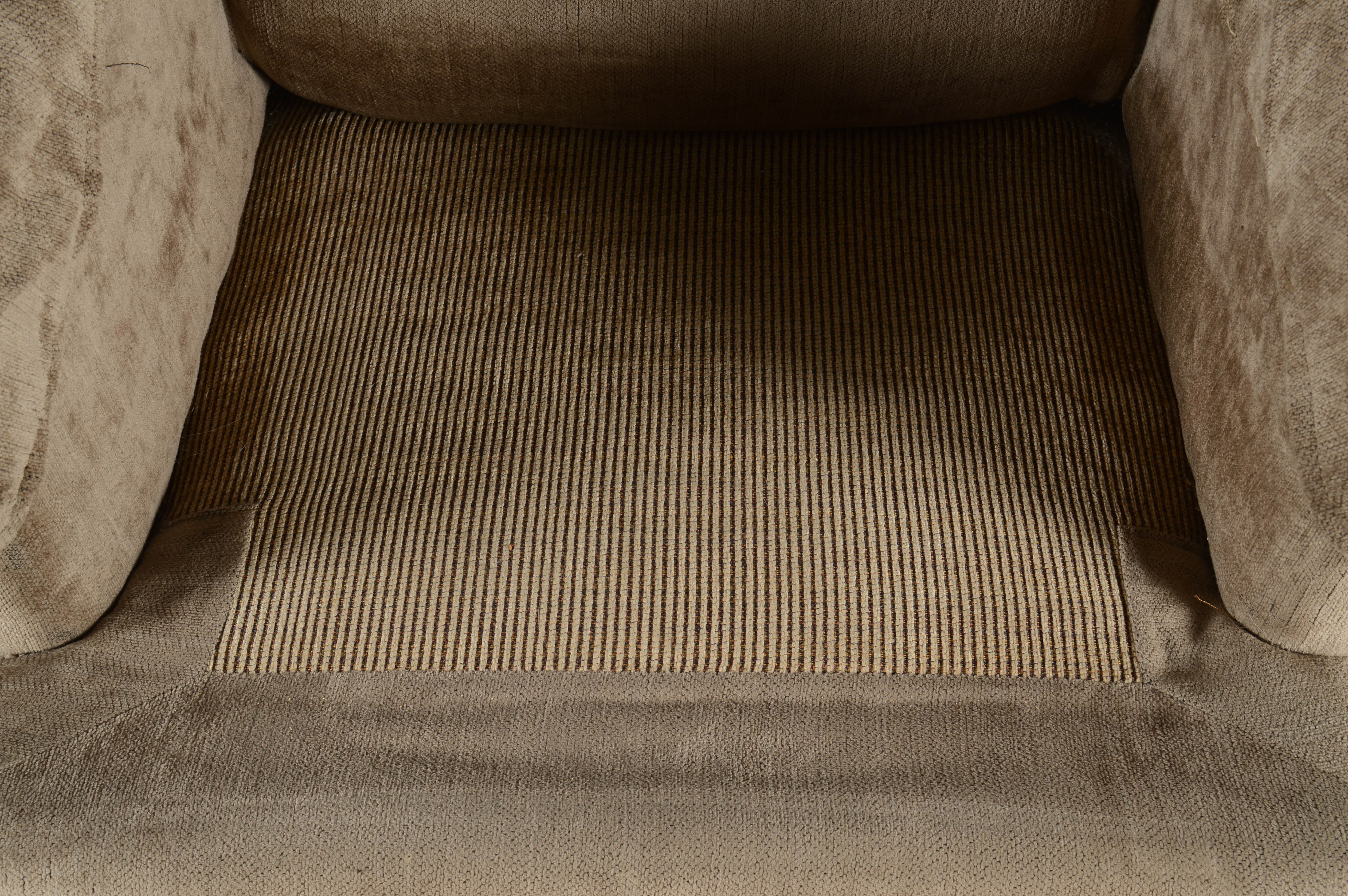 Velour Upholstered Club Chairs EBTH