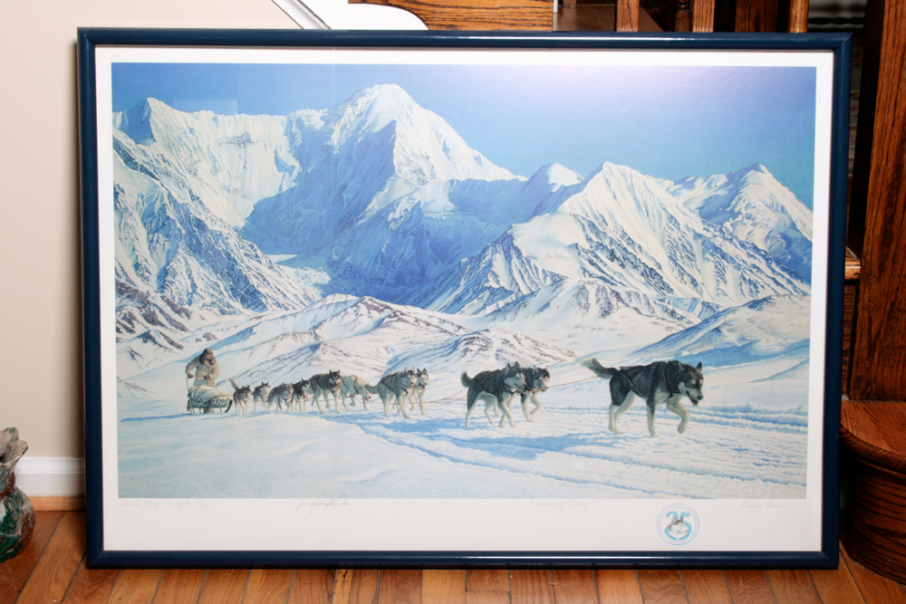 Charles Gause Signed Offset Lithograph of the Iditarod EBTH