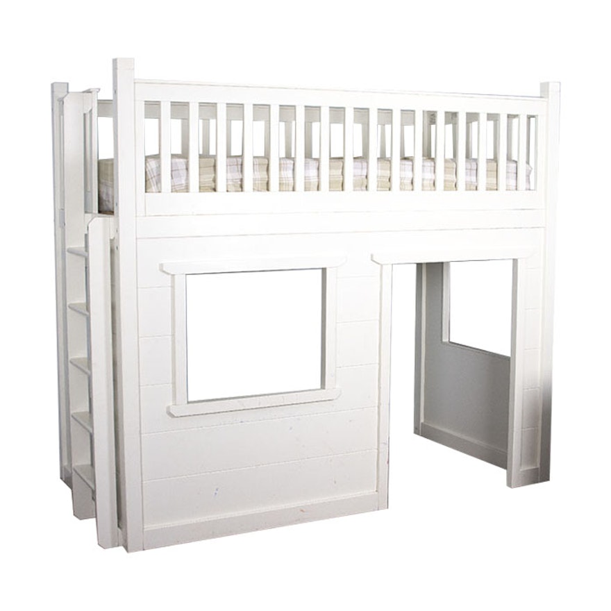 Pottery Barn Kids Playhouse Loft Bed EBTH