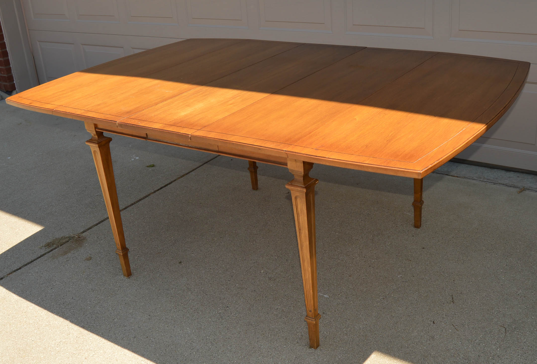 Mid Century Modern Maple Drop Leaf Dining Table EBTH