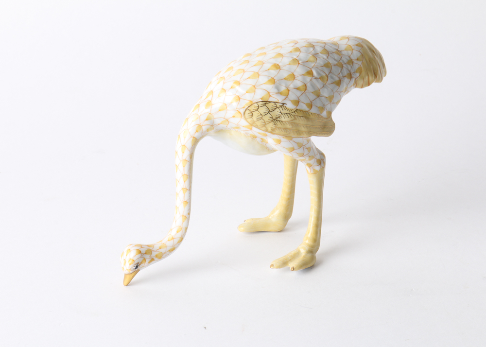 Herend Hungary Ostrich Figurine | EBTH