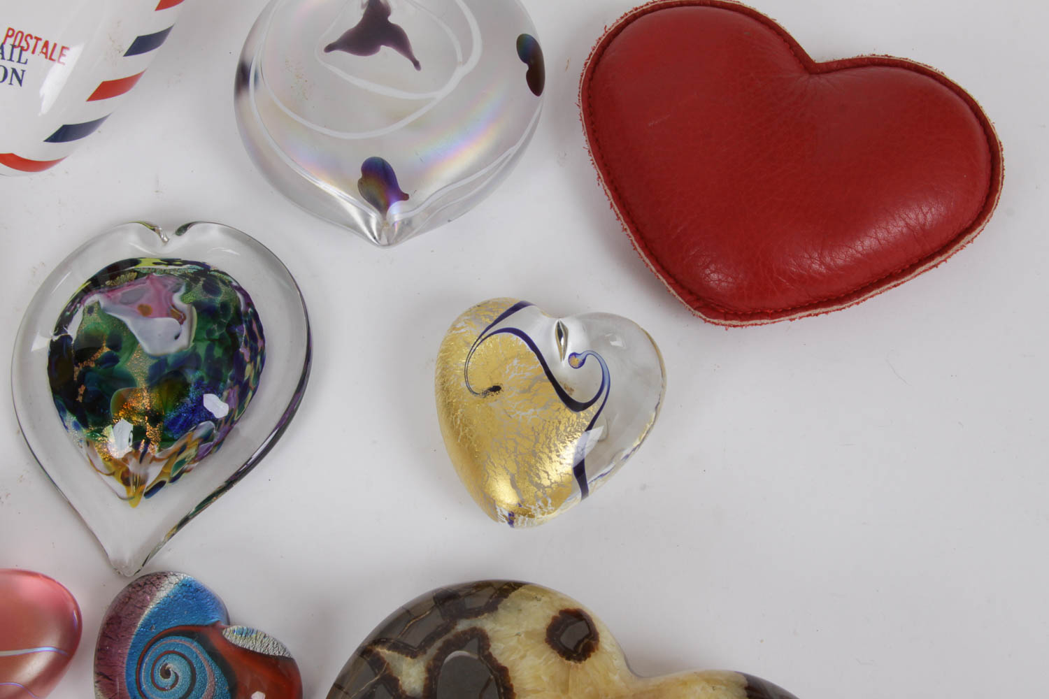 Huge Collection of HeartShaped Paperweights EBTH