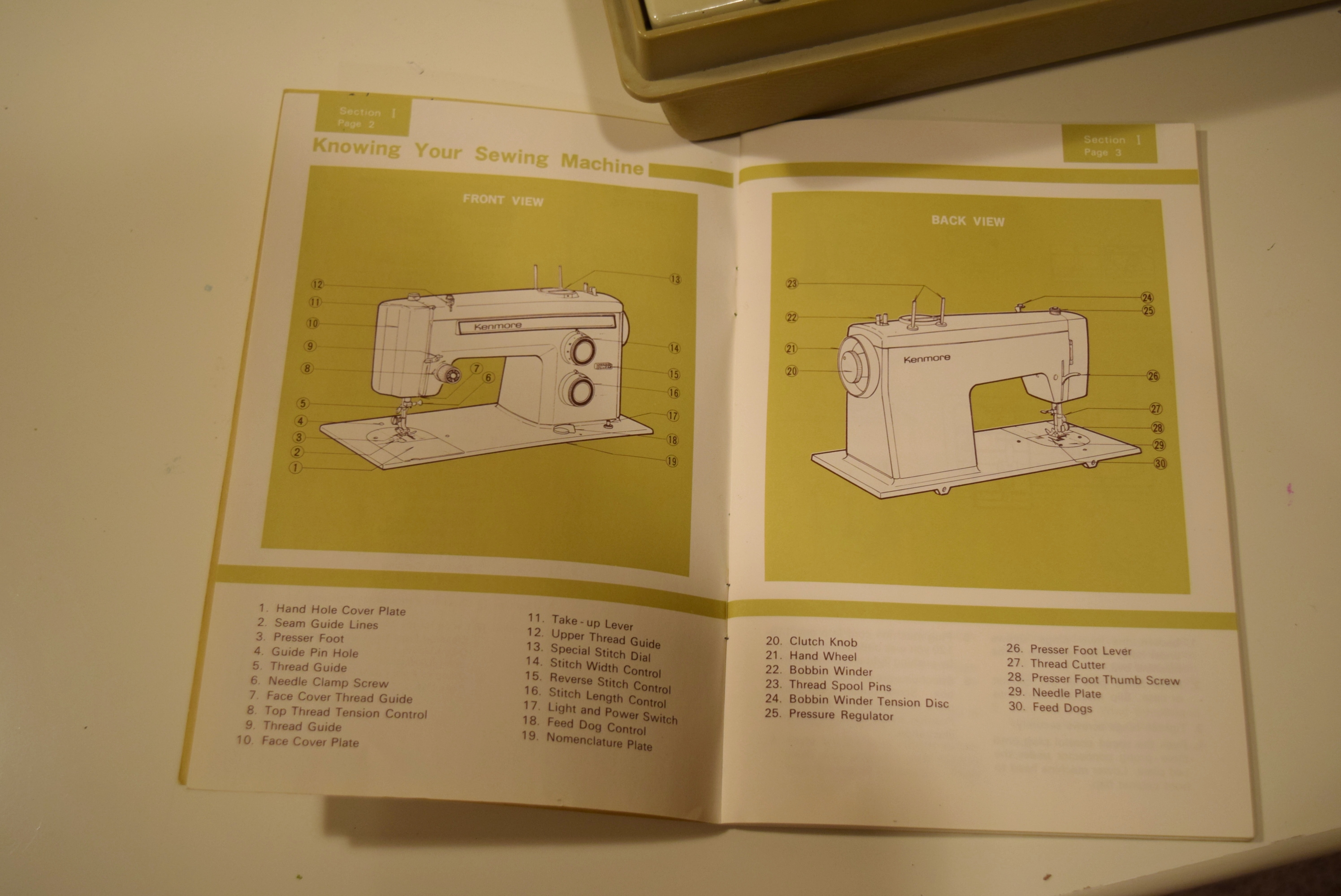 Vintage Kenmore Model 1357 ZigZag Sewing Machine EBTH