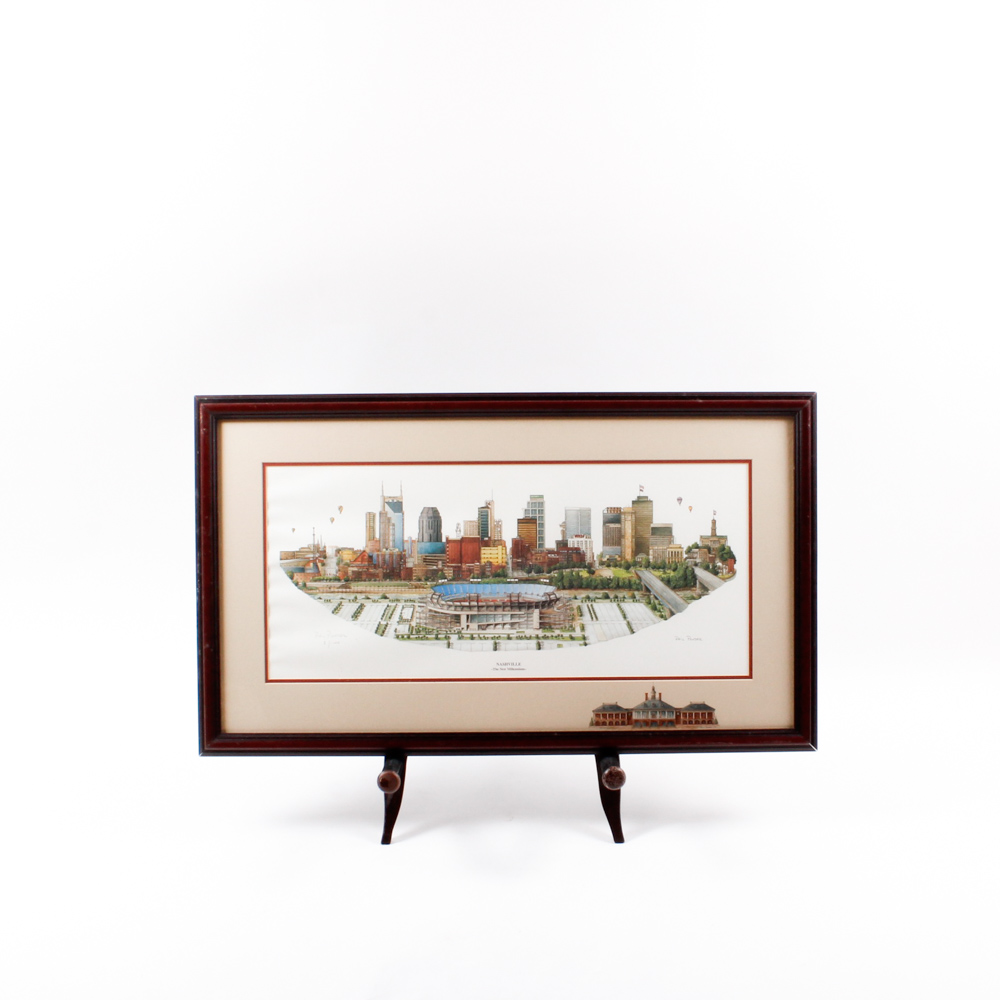 Signed Limited Edition Phil Ponder Nashville Print | EBTH