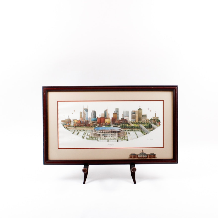 Signed Limited Edition Phil Ponder Nashville Print EBTH