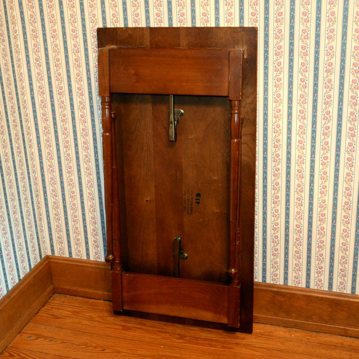 Vintage Carl Forslund Cherry Folding Table | EBTH