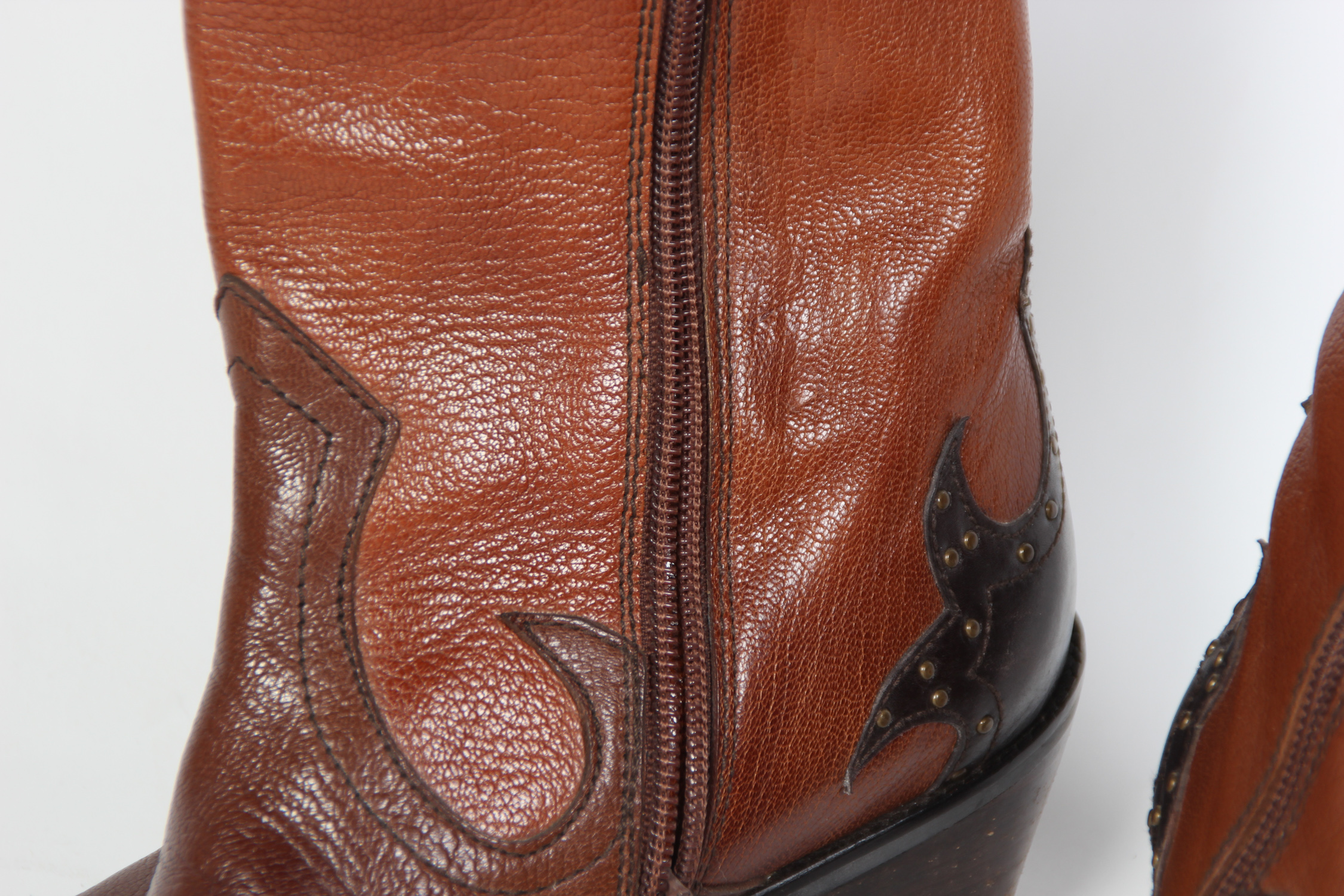 Leather Cowboy Boots Made in Spain EBTH