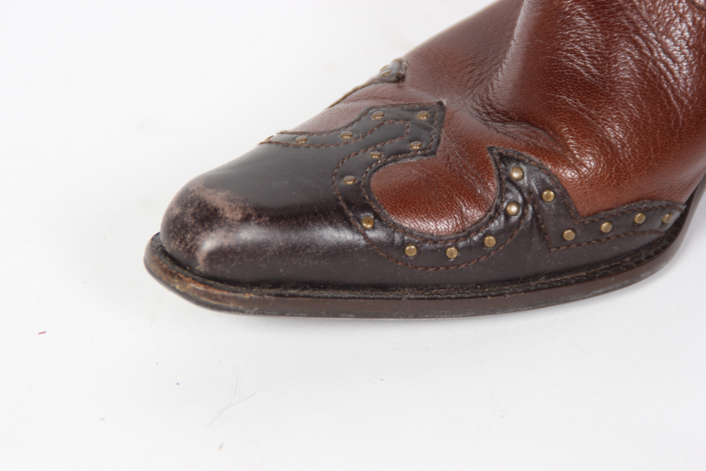 Leather Cowboy Boots Made in Spain EBTH
