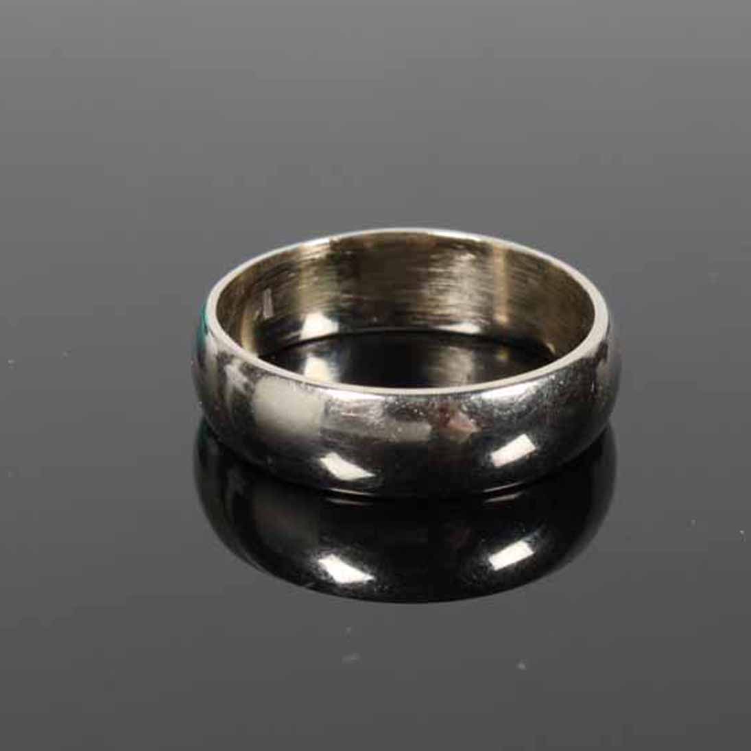 10K White Gold Keepsake Wedding Band Ring EBTH