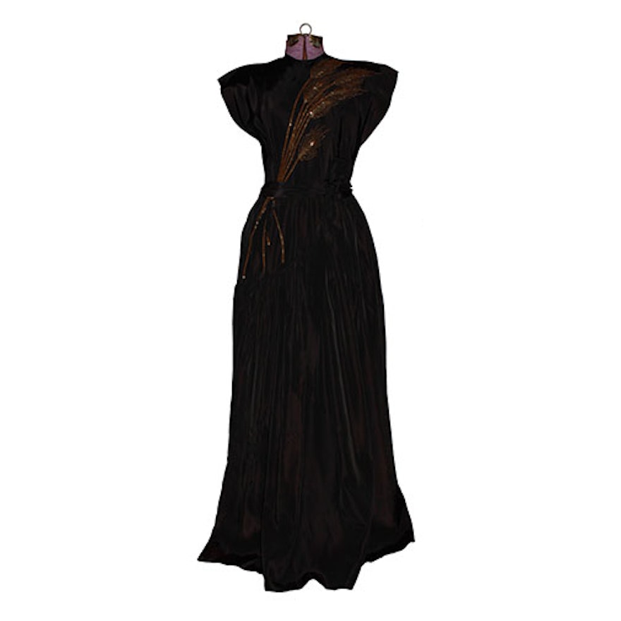 Black Vintage Gown 24