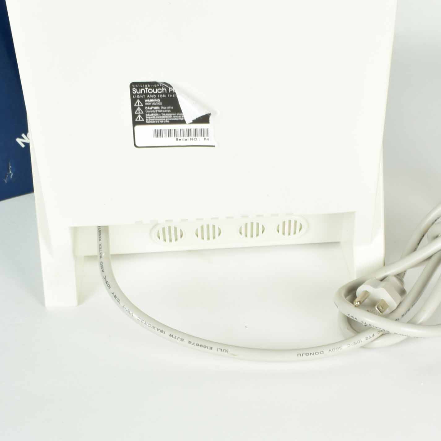 NatureBright SunTouch Plus Light and Ion Therapy Lamp EBTH