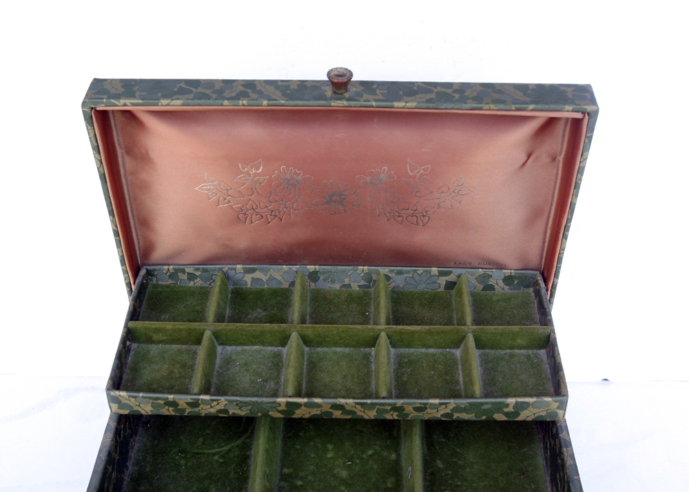 Vintage Lady Buxton Jewelry Box EBTH