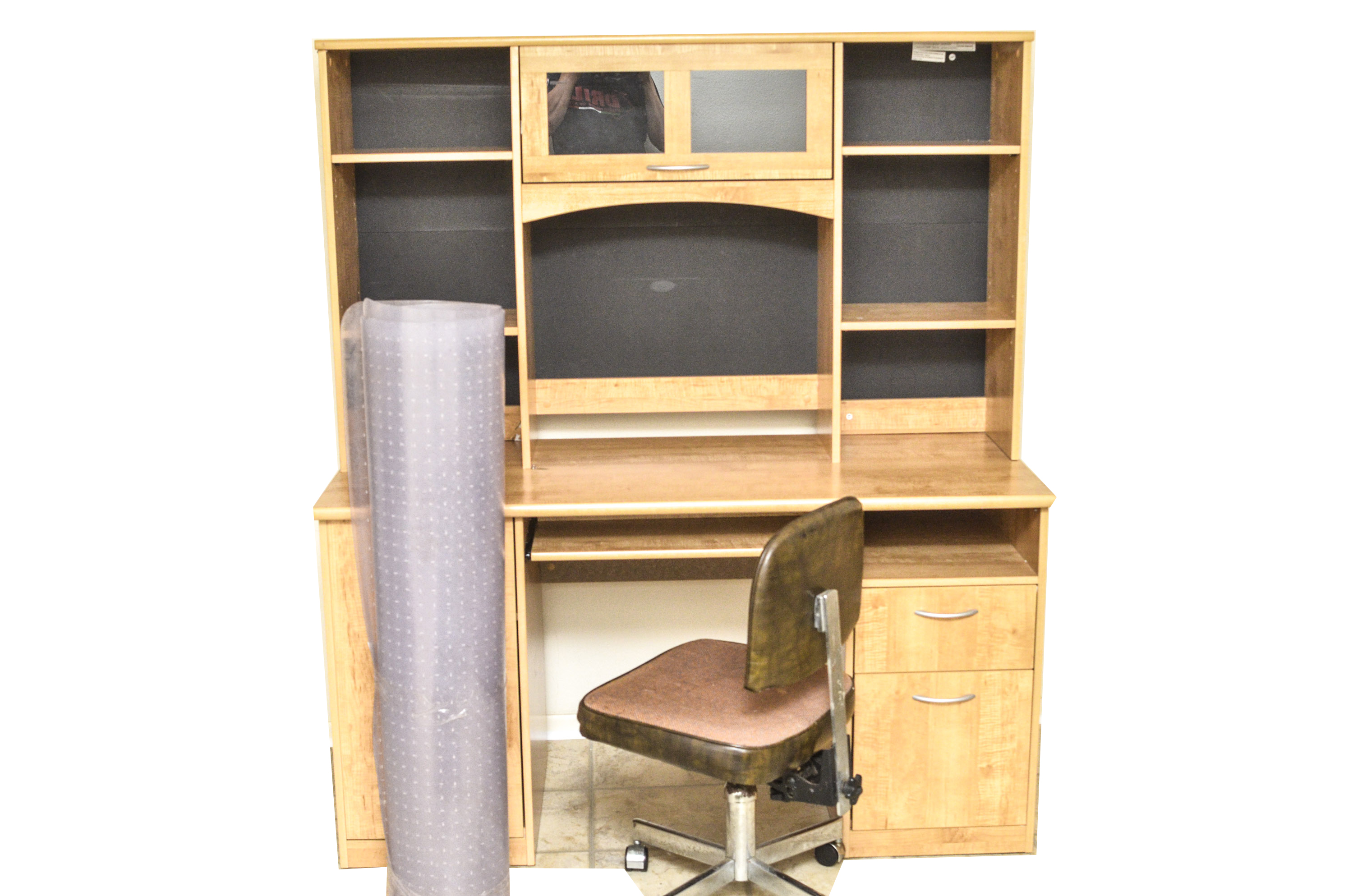 Landon Desk With Bookcase Ebth
