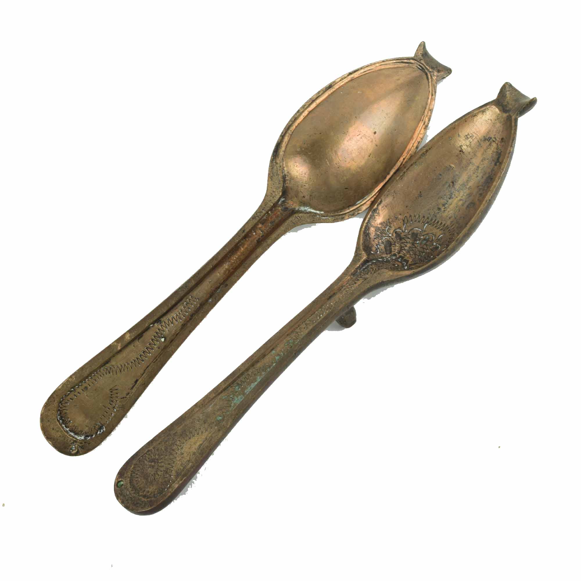 Antique Bronze TwoPiece Hanoverian Spoon Mold EBTH