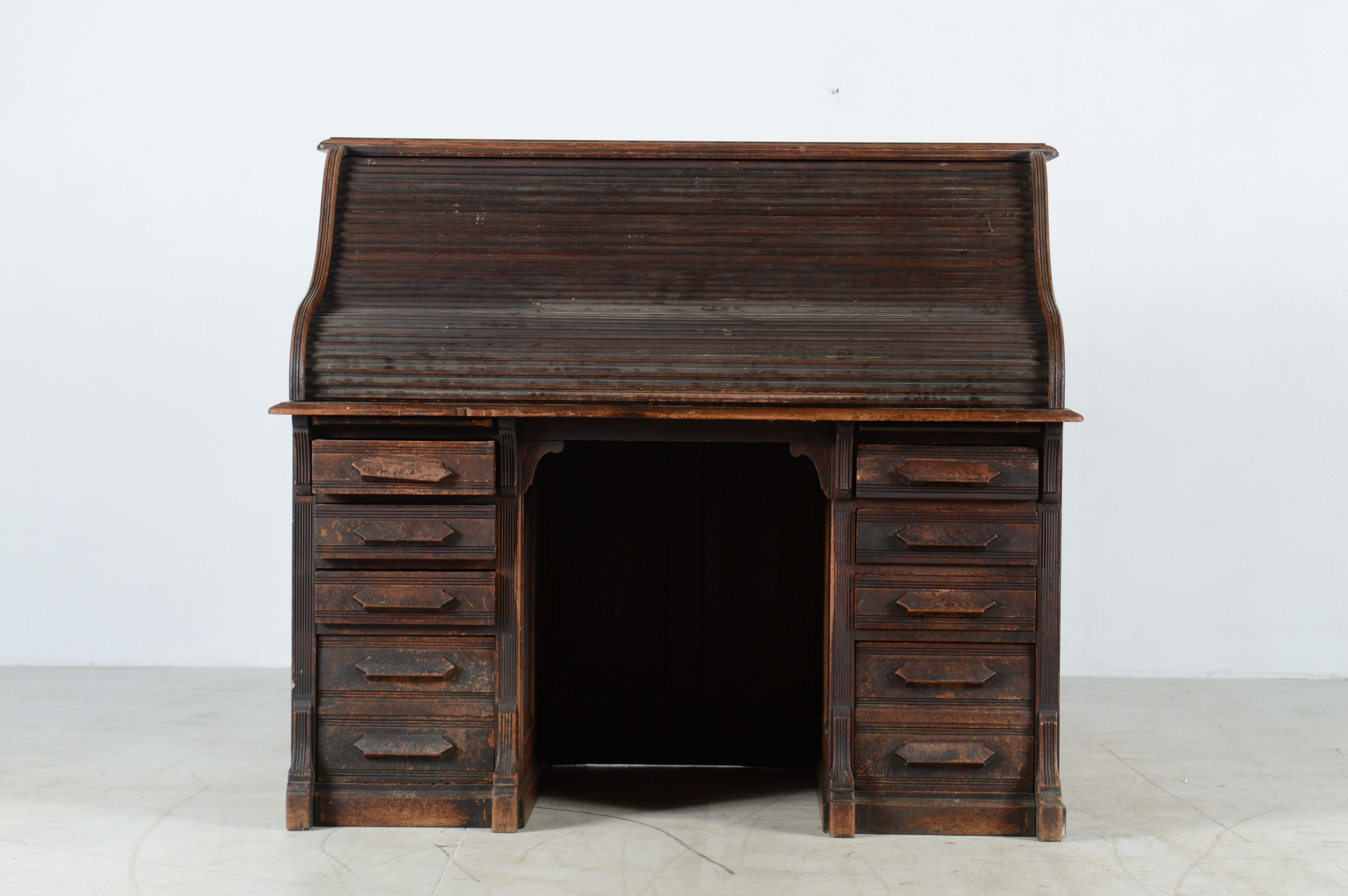 Eastlake Style Roll Top Desk EBTH