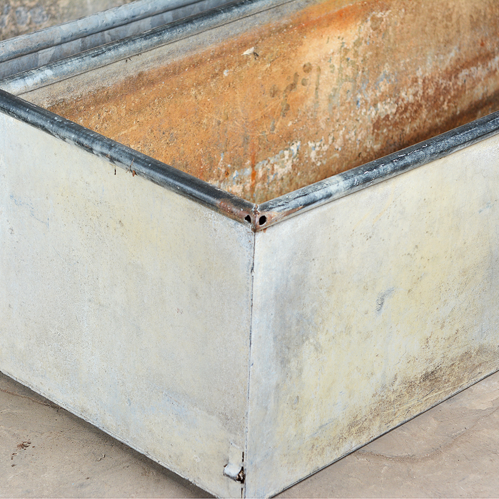 Galvanized Rectangular Steel Bins EBTH