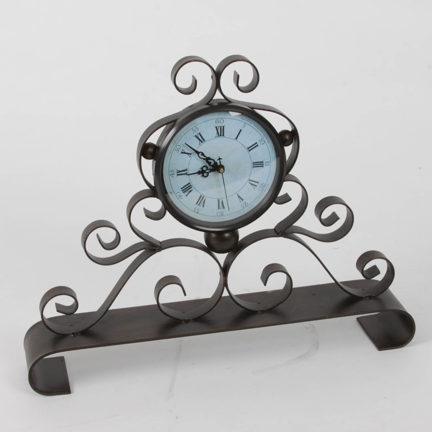 Decorative Metal Shelf Clock EBTH
