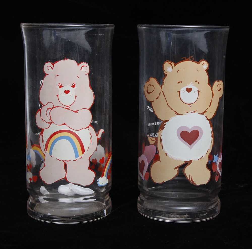 Vintage Wizard of Oz and Cartoon Character Drinking Glasses | EBTH