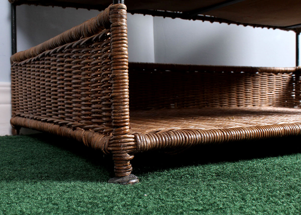 Brown Wicker Storage Unit EBTH