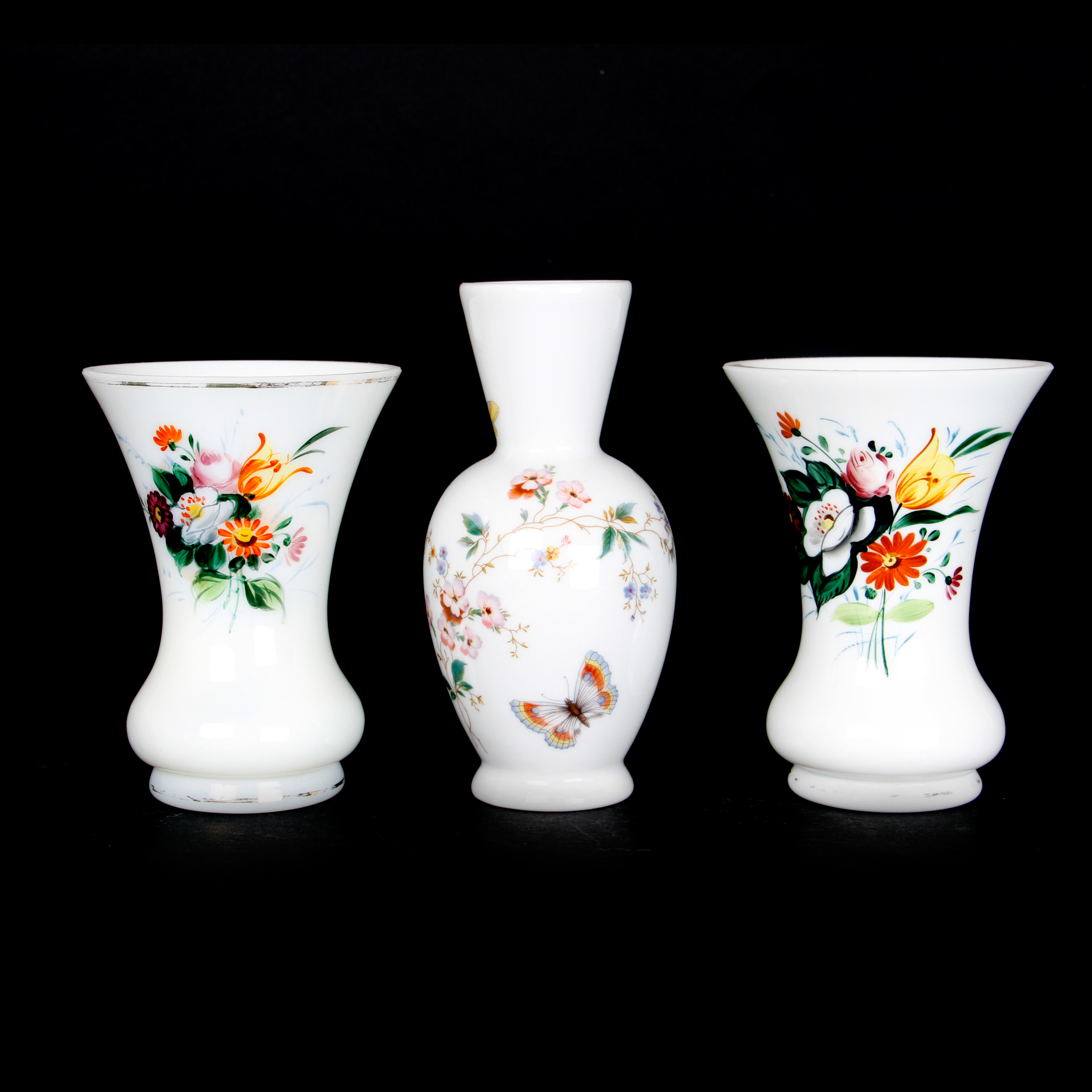 Collection of Vintage Floral Vases EBTH