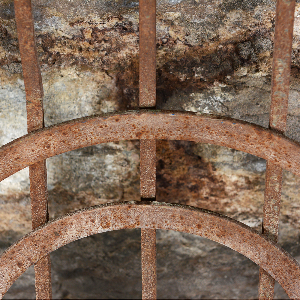 Antique Wrought Iron Fence Panel EBTH