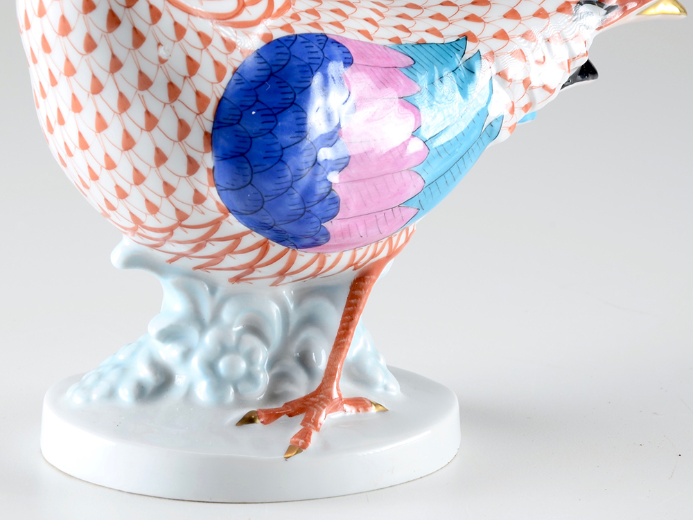 Herend Hungary Porcelain Pheasant Figurine EBTH