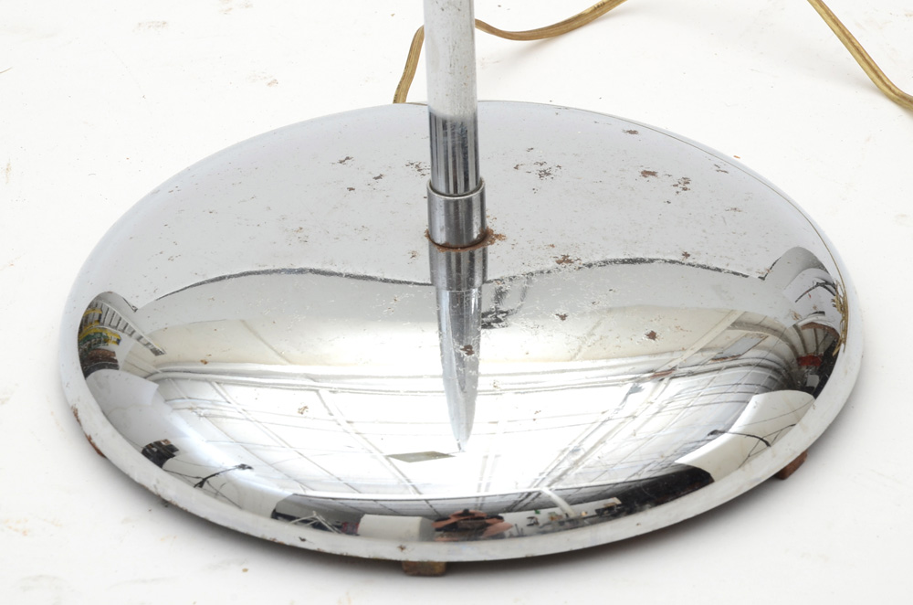 Vintage Clover Lamp Company Chrome Finish Floor Lamp EBTH