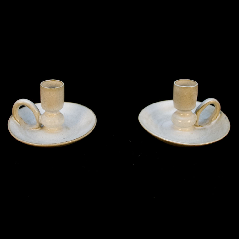 Cole Family Pottery Candle Holders EBTH