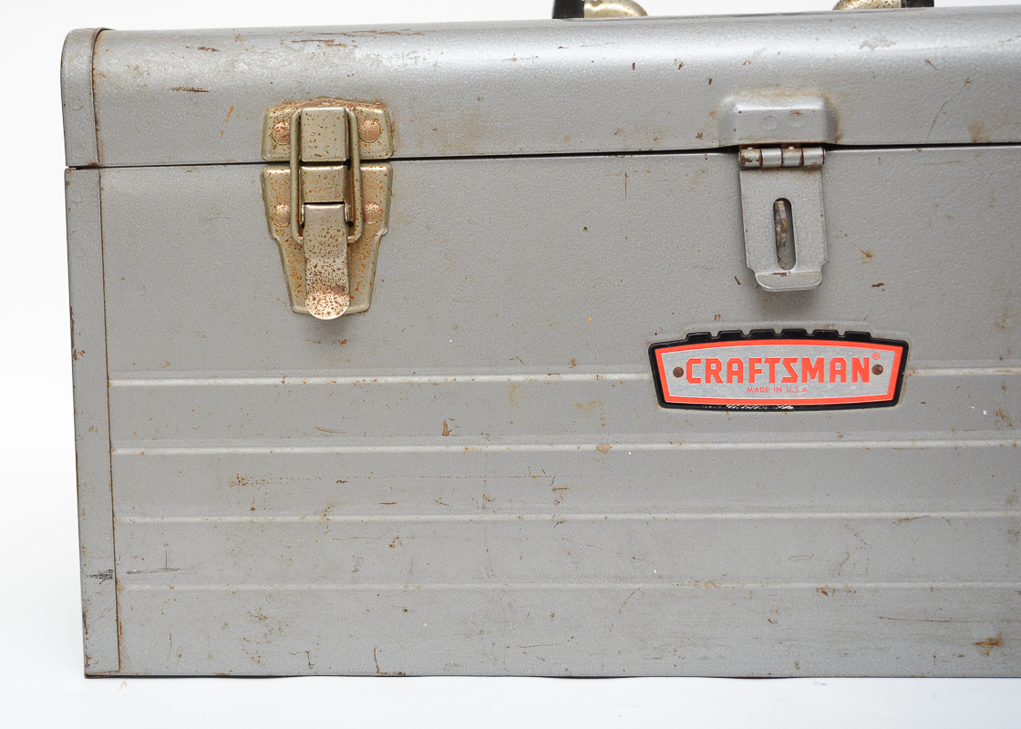 Vintage Metal Toolbox by Craftsman EBTH