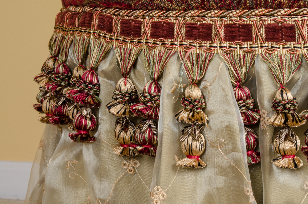 Bombay & Co. Majesty Skirted Vanity Chair EBTH