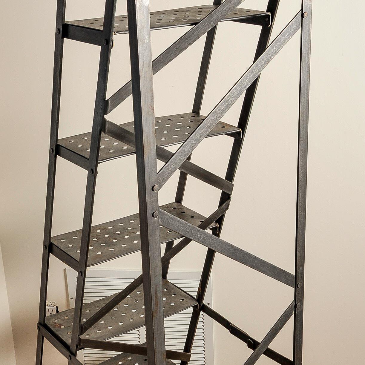 Restoration Hardware Metal Ladder Bookshelf EBTH