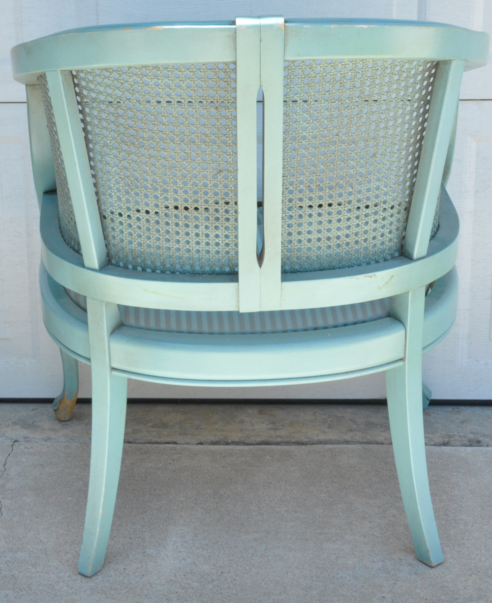 Turquoise Barrel Chair EBTH