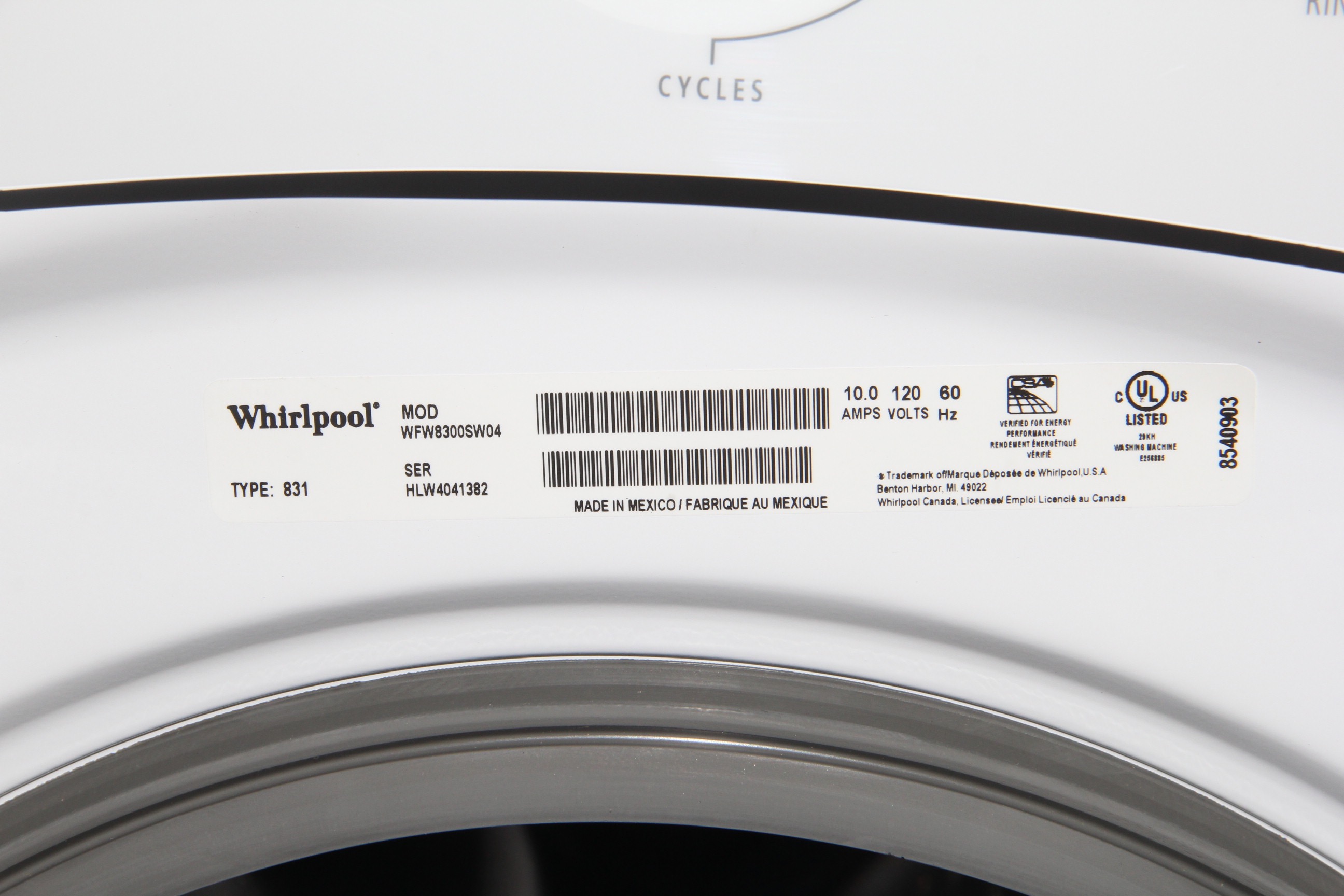 Whirlpool Duet Washer EBTH