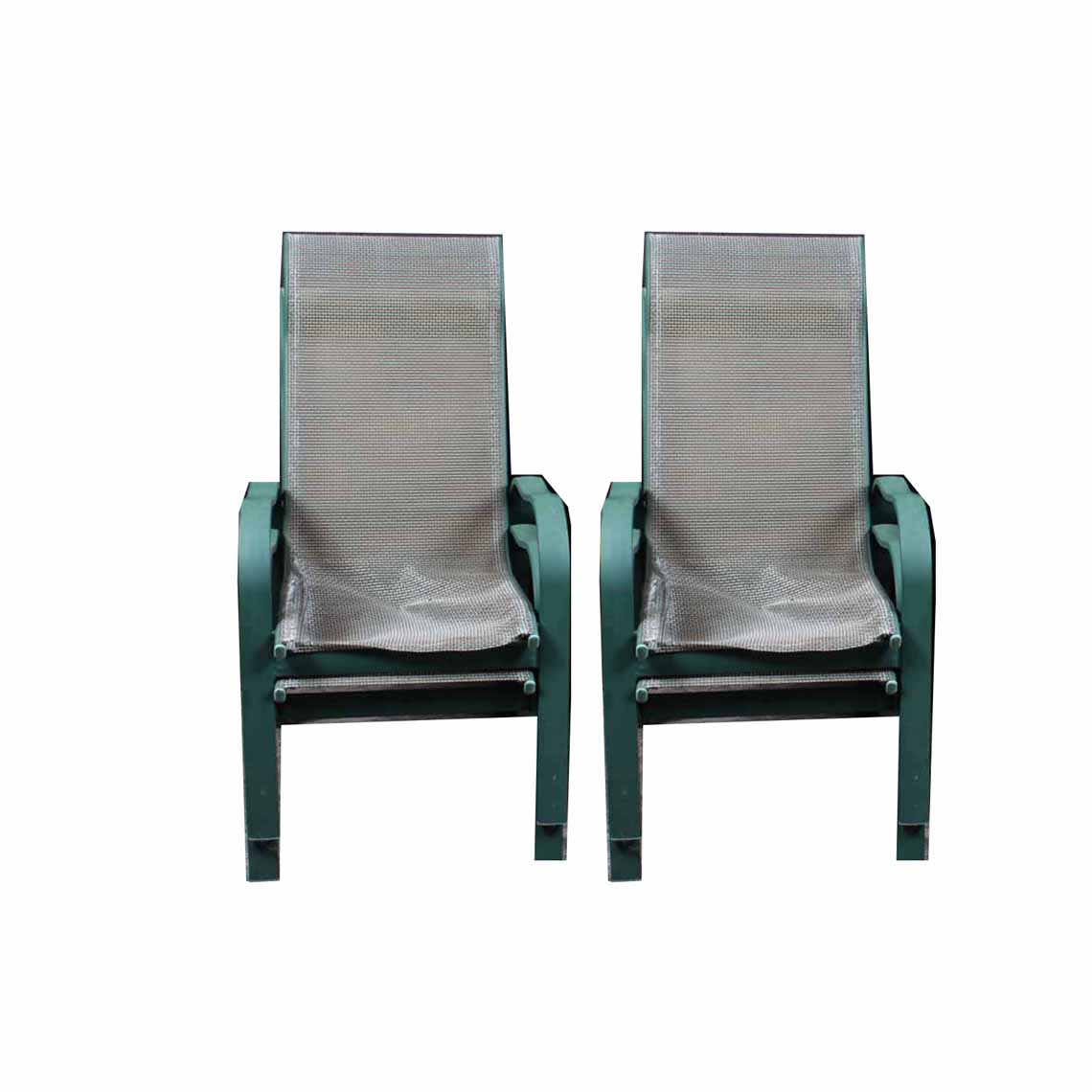 Four Slingback Patio Chairs EBTH