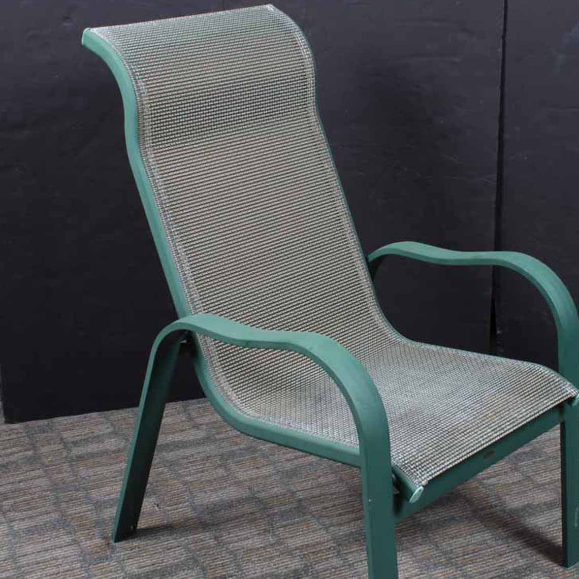 Four Slingback Patio Chairs EBTH