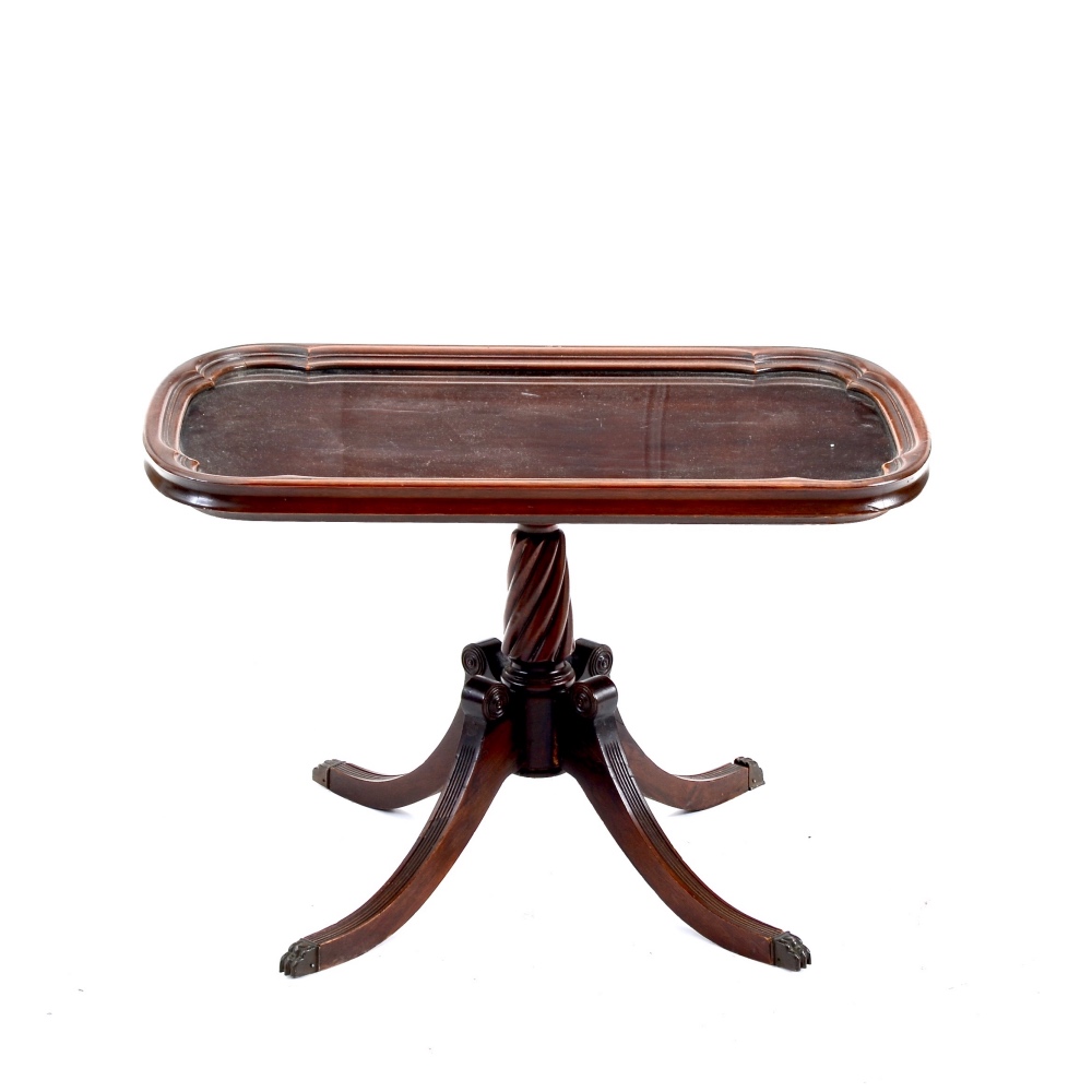 Duncan Phyfe Glass Top Tray Table EBTH