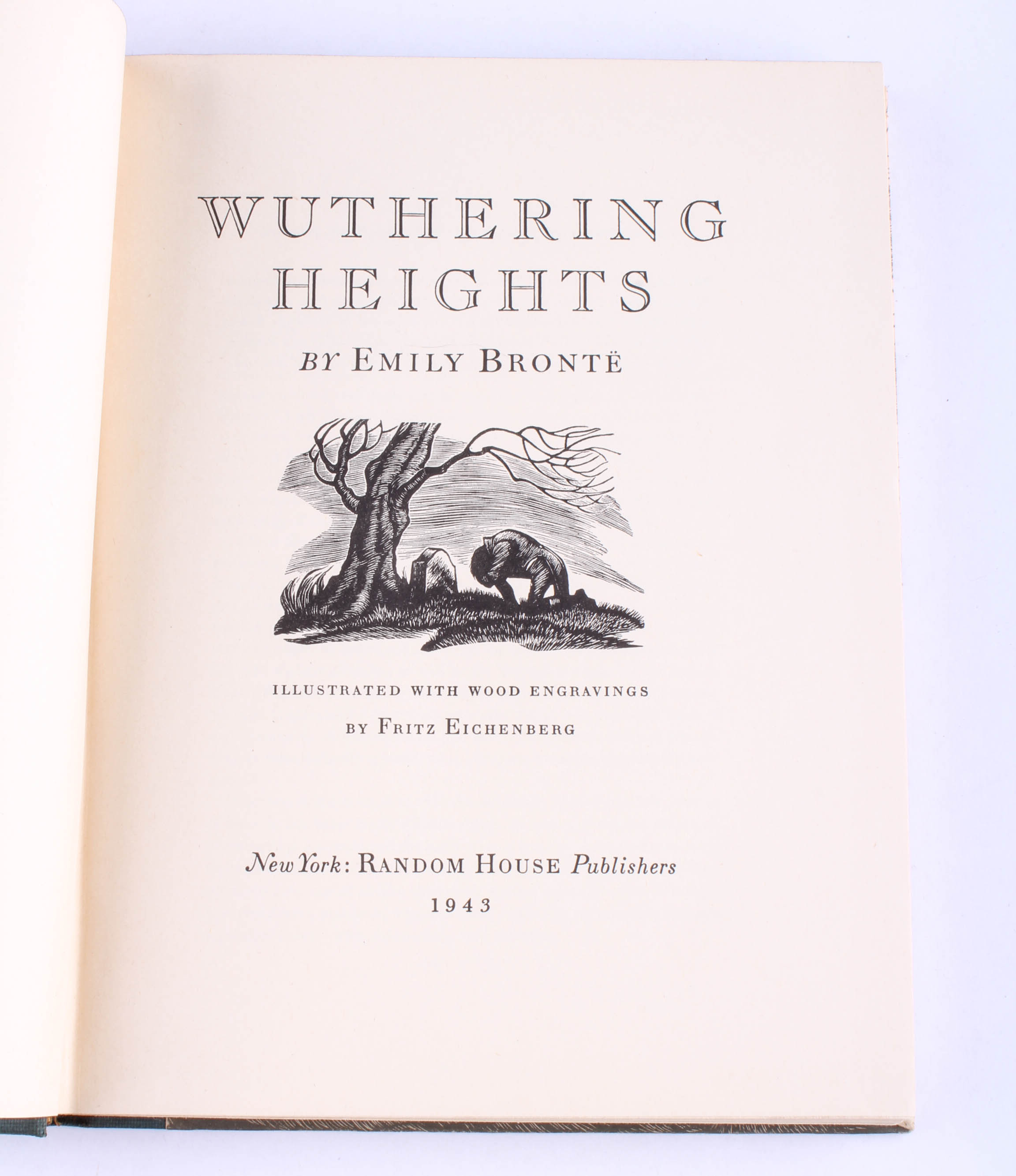 1943 Random House Editions of "Wuthering Heights" and "Jane Eyre" EBTH