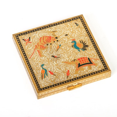 Vintage Volupte Art Deco Compact Vintage Volupte Art Deco Compact