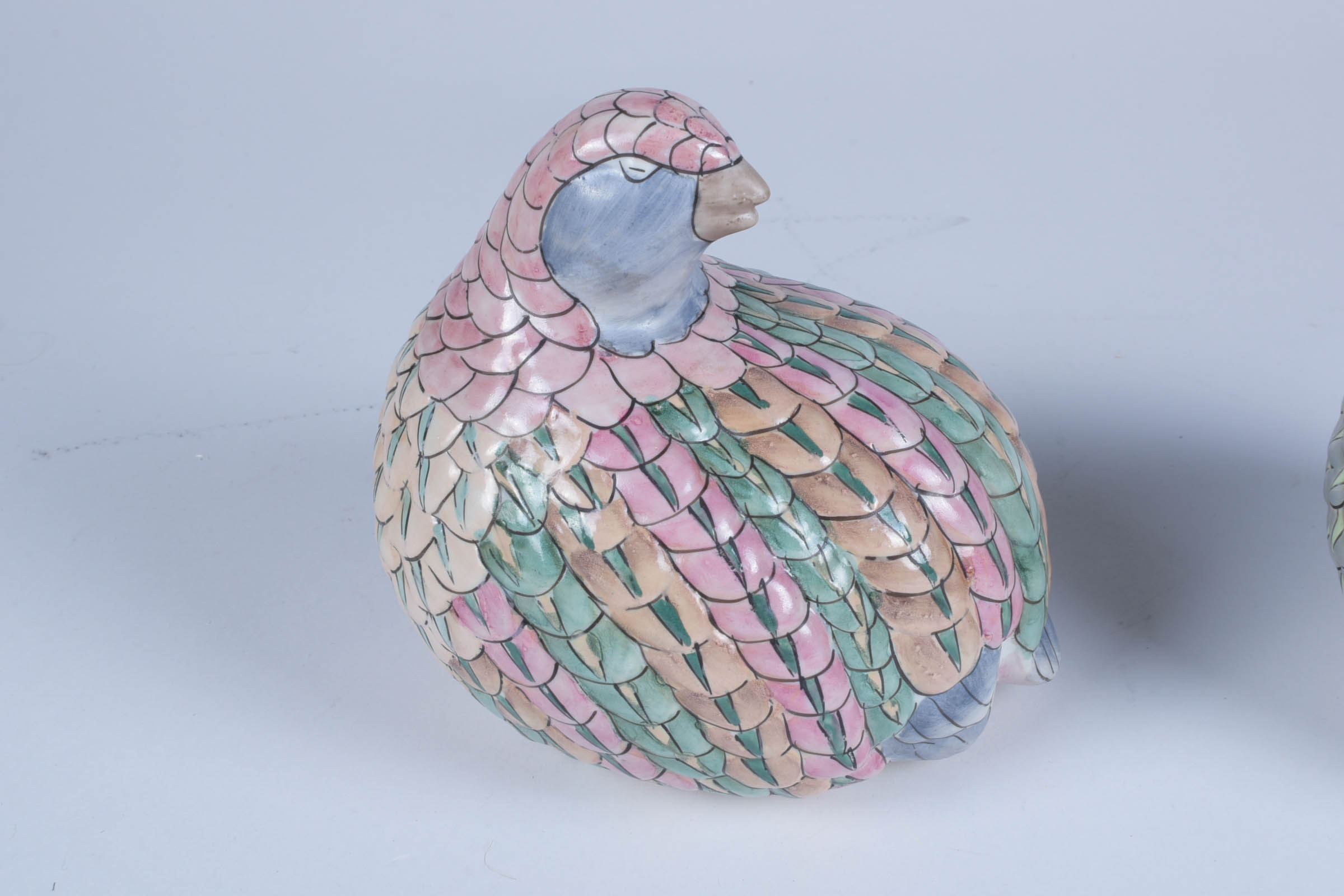 Pair of HandPainted Bird Figurines EBTH