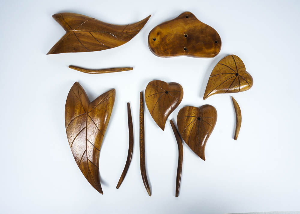 Wooden Leaf Sculpture EBTH