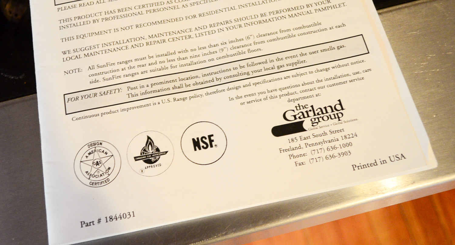 Sunfire Gas Commercial Range & Stove EBTH