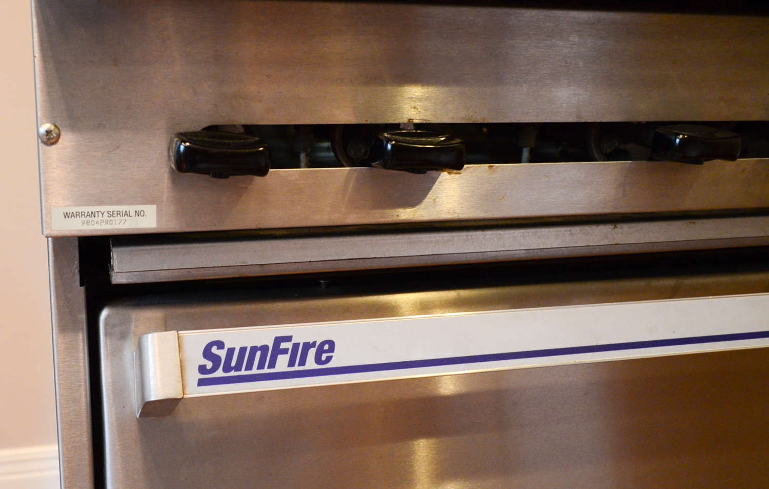 Sunfire Gas Commercial Range & Stove EBTH